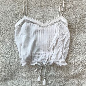 America Eagle Outfitters White Camisole Top